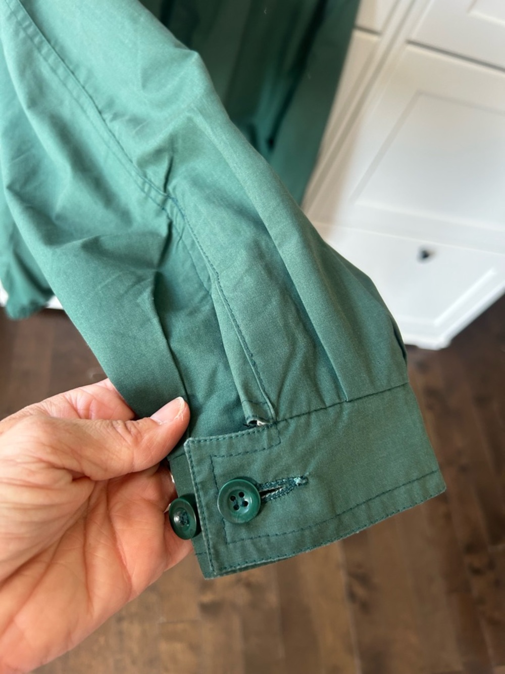 Canada Sportswear Co Green Lightweight Jacket Medium Vintage Coastal Cottagecore - Picture 9 of 14